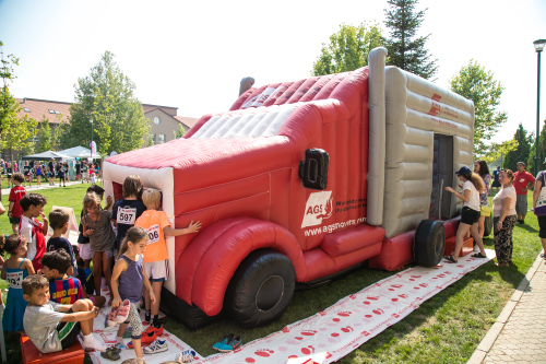 AGS' inflatable truck