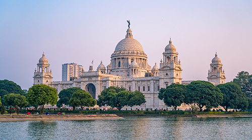 Victoria Memorial in Central Kolkata